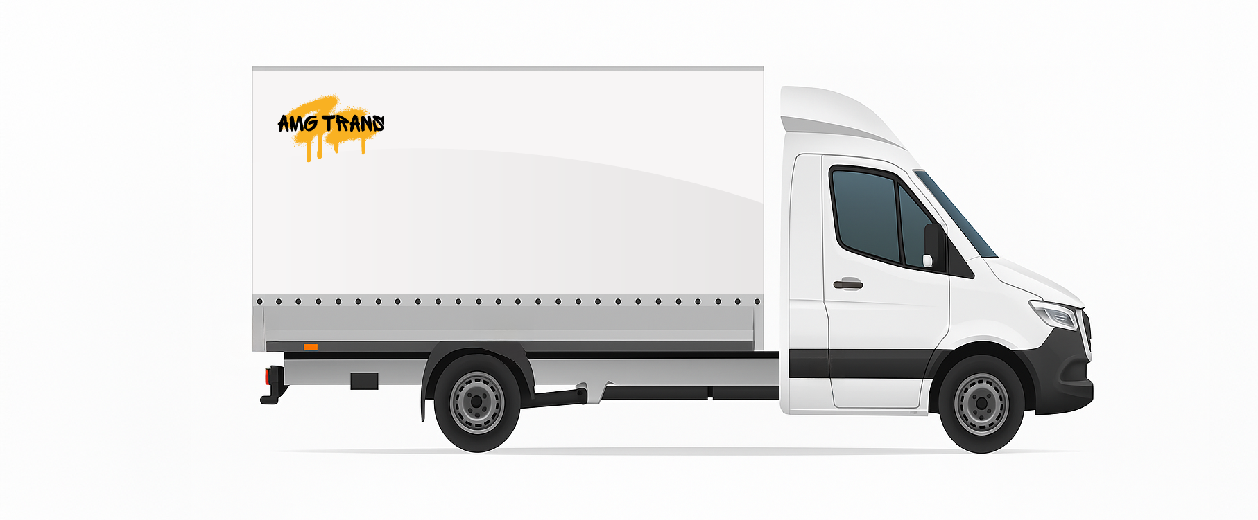 Mercedes Sprinter AMG Trans z zaznaczonymi hotspotami informacyjnymi – flota do 3,5T