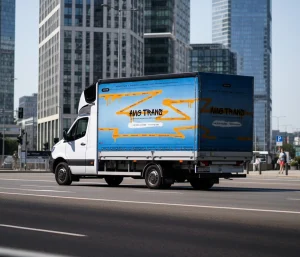 Container e mezzi di trasporto: simbolo delle scelte tra groupage e trasporto dedicato nelle spedizioni internazionali.