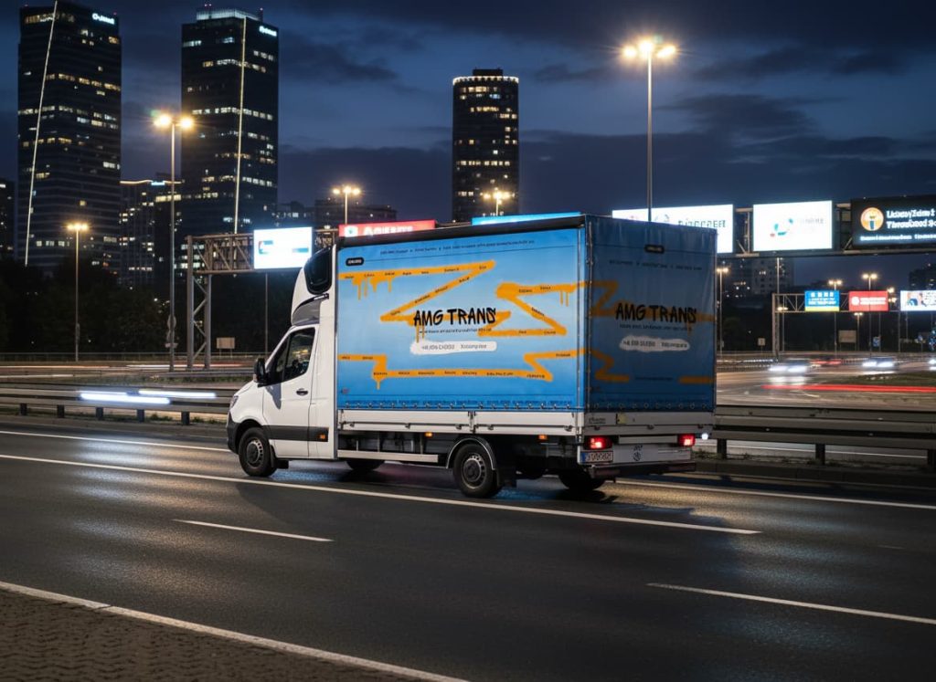 Transport ekspresowy do 3,5 t – realizacja trasy nocnej przez AMG Trans