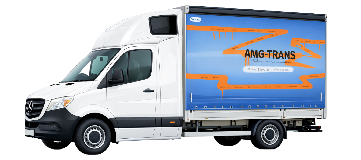Samochód dostawczy AMG Trans z zabudową plandekową