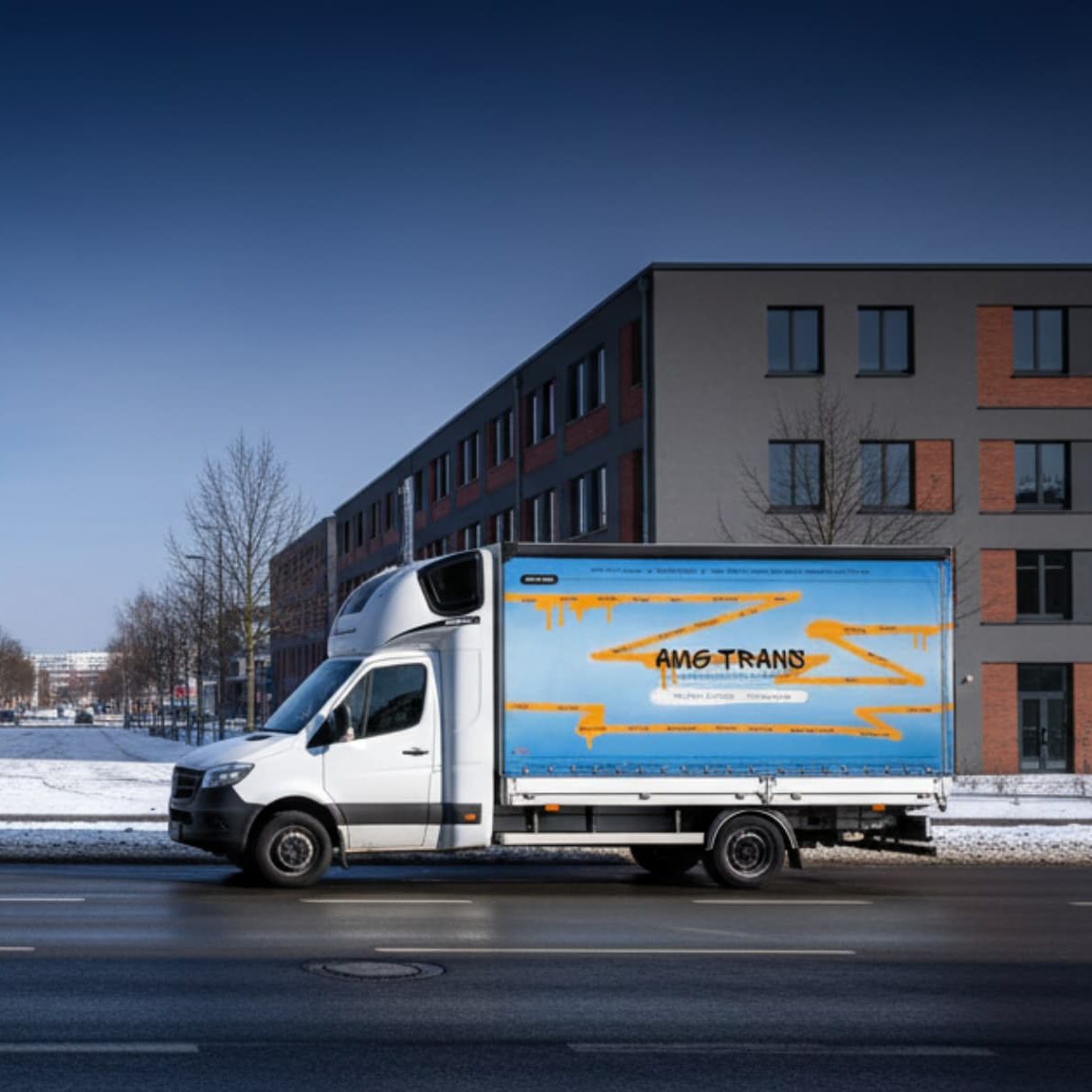 Flota pojazdów AMG-Trans do 3,5 t realizuje transporty kabotażowe w pełni legalnie i zgodnie z unijnymi limitami.